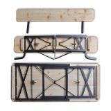 kleine leichte Biertischgarnitur Rueckenlehne 3-teilig I /Verleih kleine leichte Biertischgarnitur Rueckenlehne 3-teilig I /Verleih