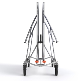 Outdoor Tischtennisplatte auf großen Rollen PPT500 blau /VERLEIH Outdoor Tischtennisplatte auf großen Rollen PPT500 blau /VERLEIH